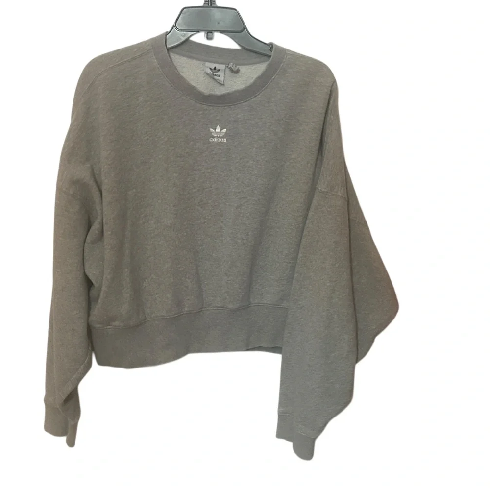 Adidas Essentials Small Logo Feelcozy Sweatshirt Size Small Women’s - Picture 8 of 8